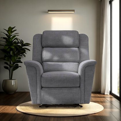 Colorado Small Power Recliner Armchair with USB Port Fabric Colorado Small Power Recliner Armchair with USB Port Fabric