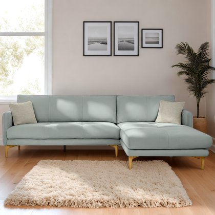 Ercol Aosta Medium Chaise RHF in Leather Ercol Aosta Medium Chaise RHF in Leather