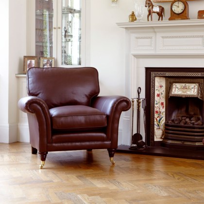 Burghley Armchair in Leather Burghley Armchair in Leather