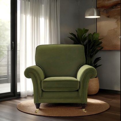 Burghley Armchair with Powered Footrest in Fabric Burghley Armchair with Powered Footrest in Fabric
