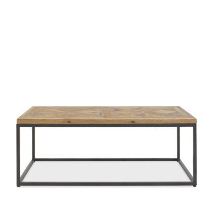 Indus Rustic Oak Coffee Table