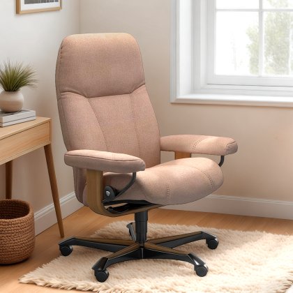 Stressless Consul Home Office Chair in Fabric Stressless Consul Home Office Chair in Fabric