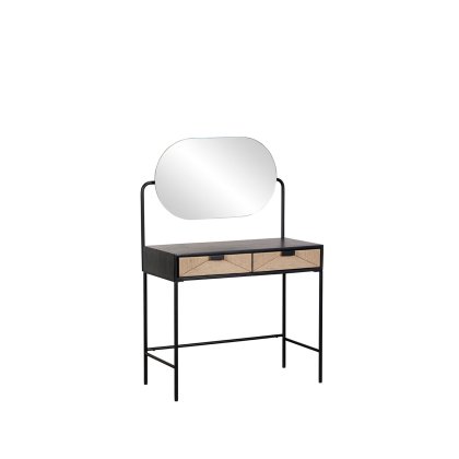 Raphia Dressing Table with Mirror