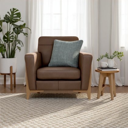 Ercol Marinello Chair in Leather Ercol Marinello Chair in Leather