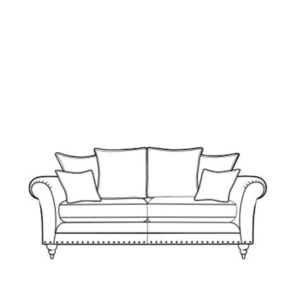 Cleveland 3 Seater Sofa-PillowBk Cleveland 3 Seater Sofa-PillowBk