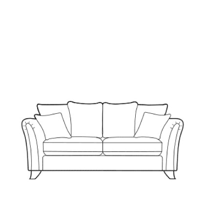 Emelia 3 Seater Sofa (Pillow Back) Emelia 3 Seater Sofa (Pillow Back)