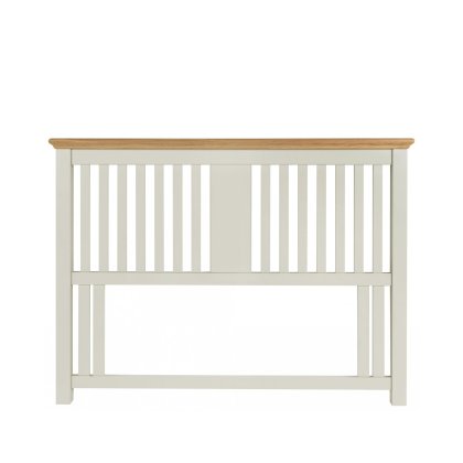 Hampstead Soft Grey and Pale Oak 135cm Headboard Hampstead Soft Grey and Pale Oak 135cm Headboard