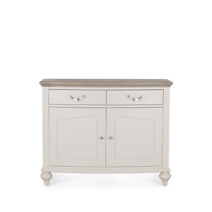 Montreux Washed Oak and Soft Grey Narrow Sideboard