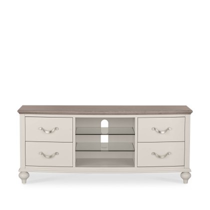 Montreux Washed Oak and Soft Grey Entertainment Unit