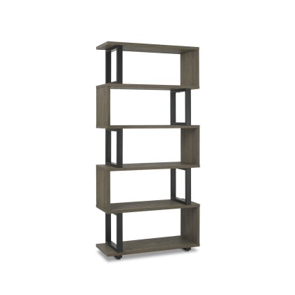 Tivoli Weathered Oak Open Display Unit