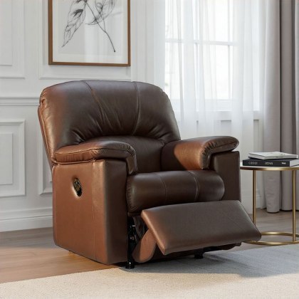 Chloe Recliner Chair in Leather Chloe Recliner Chair in Leather