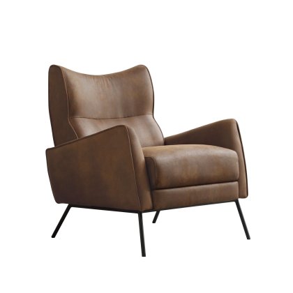 Chloe Accent Chair in PU Leather