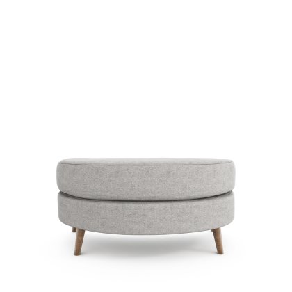Kent Oval Cuddler Stool in Fabric Kent Oval Cuddler Stool in Fabric