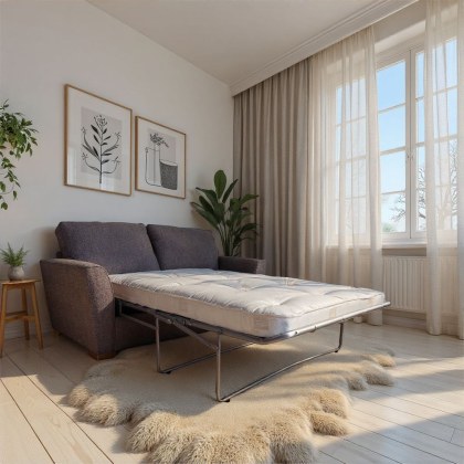 Hannah 3 Seater 140cm Sofabed in Fabric Hannah 3 Seater 140cm Sofabed in Fabric