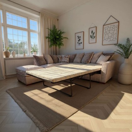 Hannah Corner Sofabed (FST/LFC/R2S) in Fabric Hannah Corner Sofabed (FST/LFC/R2S) in Fabric