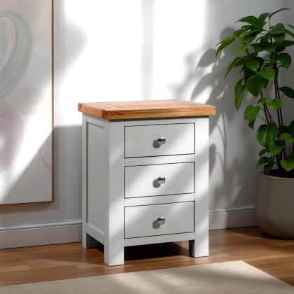 Arundel 3 Drawer Bedside Painted Arundel 3 Drawer Bedside Painted