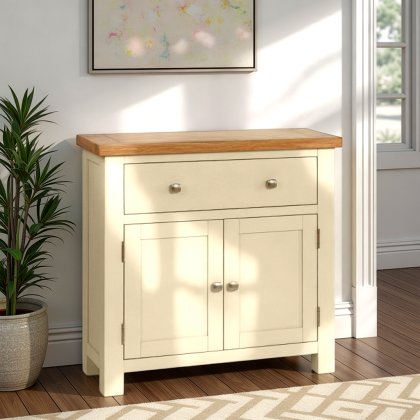 Arundel Ivory Compact Sideboard With 1 Draw 2 Doors Arundel Ivory Compact Sideboard With 1 Draw 2 Doors