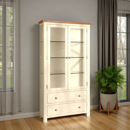 Arundel Ivory Display Cabinet With Light Arundel Ivory Display Cabinet With Light