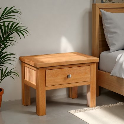 Arundel Light Oak Sidetable With Draw Arundel Light Oak Sidetable With Draw
