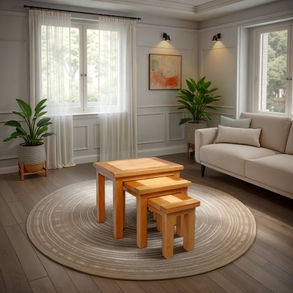 Arundel Light Oak Nest Of Tables Arundel Light Oak Nest Of Tables