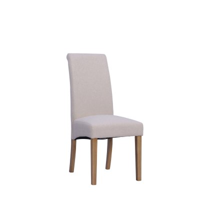 Balmoral Westbury Rollback Fabric Chair In Beige