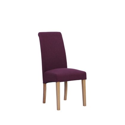 Balmoral Westbury Rollback Fabric Chair In Maroon