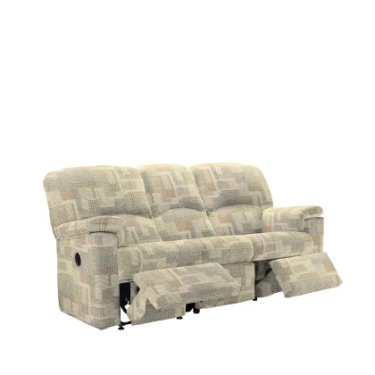 G Plan Chloe 3 Seater Double Recliner in Fabric