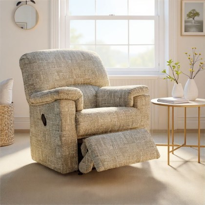 Chloe Small Recliner Chair in Fabric Chloe Small Recliner Chair in Fabric