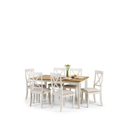 Hadspen Dining Table Oak and Ivory