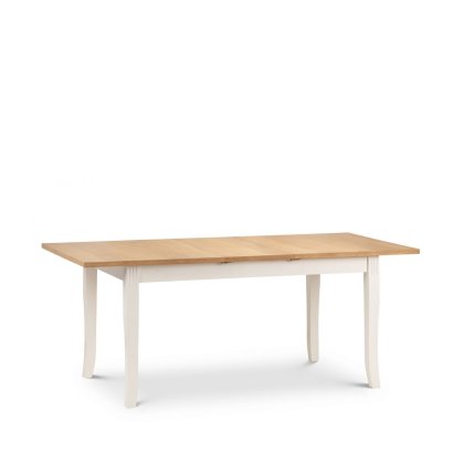 Hadspen Extending Dining Table Oak and Ivory