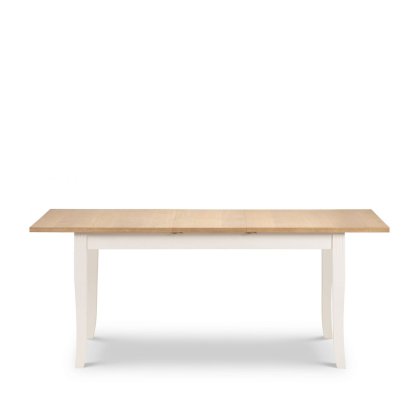 Hadspen Extending Dining Table Oak and Ivory