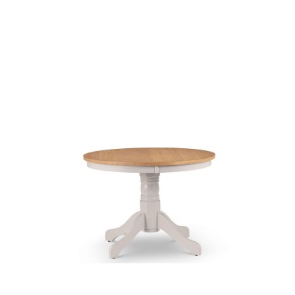 Hadspen Pedelstal Dining Table Oak and Elephant Grey