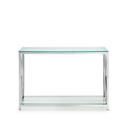 Kilver Console Table - Silver