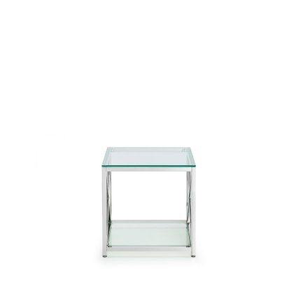 Kilver Lamp Table - Silver