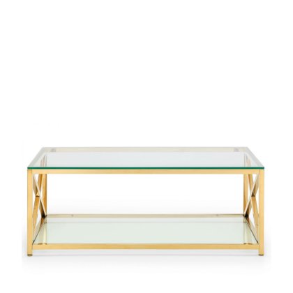 Kilver Console Table - Gold