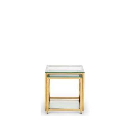 Kilver Nest Of Tables - Gold