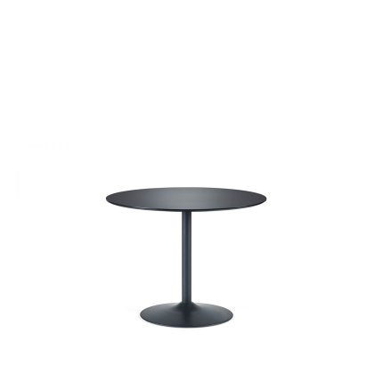 Bistro I 80cm Round Black Table