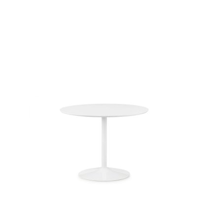 Bistro II 100cm Round White Table