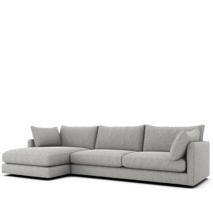 Luna Large Chaise Sofa Fibre LHF