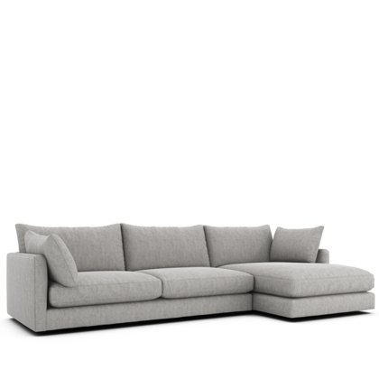 Luna Large Chaise Sofa Fibre RHF