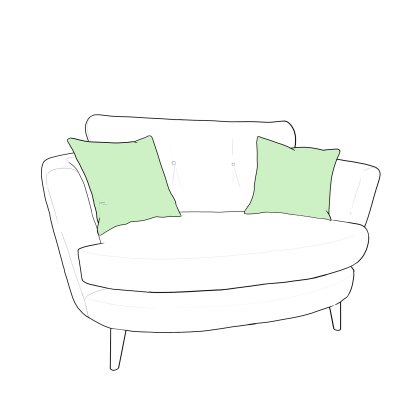 Atlas Oval Cuddler Foam Atlas Oval Cuddler Foam