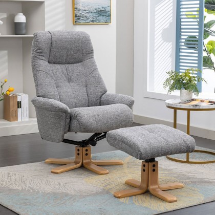 Elodie Swivel Recliner in Fabric Elodie Swivel Recliner in Fabric