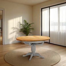 Arundel Round Extending Pedestal Dining Table Other Paint Options Arundel Round Extending Pedestal Dining Table Other Paint Options