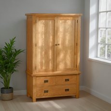 Salisbury Gents 3 Drawer Wardrobe Salisbury Gents 3 Drawer Wardrobe