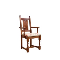 Old Charm Carver Chair 2287 in Fabric Old Charm Carver Chair 2287 in Fabric