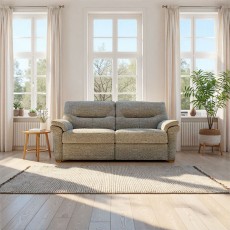 G Plan Seattle 3 Seater Sofa with Show Wood in Fabric G Plan Seattle 3 Seater Sofa with Show Wood in Fabric