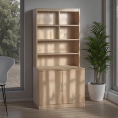 Desk Height Cupboard 850mm Wide With Hutch Desk Height Cupboard 850mm Wide With Hutch