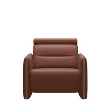 Stressless Emily Chair with Wood Arms in Leather Stressless Emily Chair with Wood Arms in Leather