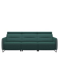 Stressless Emily 3 Seater Sofa with Steel Arms in Fabric Stressless Emily 3 Seater Sofa with Steel Arms in Fabric