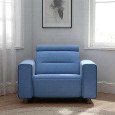 Stressless Emily Chair with Wide Arms in Leather Stressless Emily Chair with Wide Arms in Leather